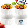 Vilde | Zapekacie misky - Biele - 260 ml - 4 kusy - Odolné Náhľad obrázku produktu 8