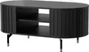 Selsey Zante - Couchtisch oval mit Ablage, schwarz, 104x56 Produktbild-Vorschau 1