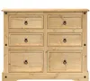 vidaXL Commode Corona 110x43x91 cm pin massif Voir les images du produit 4