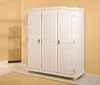 Calosso - Kleiderschrank 3-türig, 150x56 cm Weiß, Garderobe Produktbild-Vorschau 6