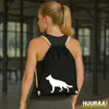 Huuraa Turnbeutel Deutscher Schäferhund Silhouette 12 Liter Produktbild-Vorschau 2