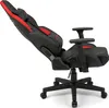 A black and red gaming chair shown from the side with its backrest reclined. Náhled obrázku produktu