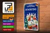 Blechschild Weihnachtsgrüße SCHORTENS 20x30cm Produktbild-Vorschau 3