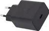 A black Samsung Super Fast Charging adapter with a USB-C port. Produktbild-Vorschau