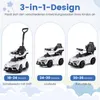 COSTWAY 3 v 1 odrážadlo, detské auto s odnímateľnou Náhľad obrázku produktu 5