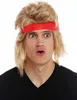 WIG ME UP Perücke 80er Action-Star blond Stirnband Vokuhila Produktbild-Vorschau 2