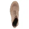 A top-down view of a single brown lace-up boot. Produktbild-Vorschau