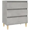 vidaXL Credenza grigio cemento 60x35x70 cm materiale a base Anteprima dell’immagine prodotto 2