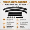 Sada 4 kusov deflektorov pre FORD FOCUS MK3 (4/5-dverový) Náhľad obrázku produktu 3
