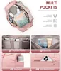 LOVEVOOK Sac de voyage Sac de sport Femme Rose, Weekender Voir les images du produit 3