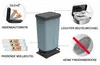 Kosz na śmieci Rotho Paso ECO 40 l – kosz na pedał, Podgląd zdjęcia produktu 2