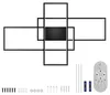 VA-Cerulean, plafoniera LED geometrica, nera, 72W, Anteprima dell’immagine prodotto 14
