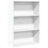 vidaXL Bibliothèque blanche 80x30x114 cm Bois composite Voir les images du produit 1