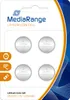 MediaRange Batterie Knopfzelle Lithium/CR2032 3V 4St Produktbild-Vorschau 1