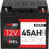 LANGZEIT Akku 12V 45Ah Gel Blei-Akku Profi Blei-Batterie Produktbild-Vorschau 3