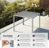 tectake® Aluminium Gartentisch Maren Oberfläche in Produktbild-Vorschau 2