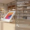 Advertising tablet wall mount Maclean MC-475W Náhled obrázku produktu 8