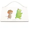 Mr. & Mrs. Panda Schild Schildkröte Maus DIN A5 - Weiß - Produktbild-Vorschau 2