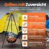 Muntel BBQ Multi-Grill Schwenkgrill, Tripod Set,160 Produktbild-Vorschau 5