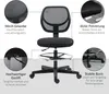 Vinsetto Zeichenstuhl, Ergonomischer Drehstuhl, Produktbild-Vorschau 8