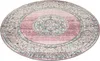 Outdoor Teppich Terasse Küche Balkon Vintage Stil Grau Rosa Produktbild-Vorschau 3
