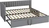 Sweiko Canapé-lit multifonctionnel en forme de L avec lit Voir les images du produit 8
