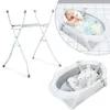 Ikodm Baignoire pour bébé, baignoire pliable avec support, Voir les images du produit 1