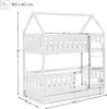 MTJMöbel Etagenbett ZUZIA 190x80cm mit Matratze, Kinderbett Produktbild-Vorschau 2