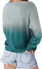 Felpe Ladies Loose O-Neck Contrast Colour Donna maniche Anteprima dell’immagine prodotto 2