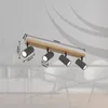 Globo Lighting Strahler Metall holzoptik, 4x GU10 Produktbild-Vorschau 7