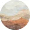 Volero - Moderner Teppich Rund - Field Terra Rot - Ø 160 cm Produktbild-Vorschau 3