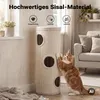 Fudajo Forest Kratztonne weiß-cremefarben Höhe 106 cm Ø 40 Produktbild-Vorschau 5