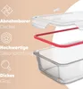 classbach® Frischhaltedosen Glas mit Deckel | 9er Set | für Produktbild-Vorschau 6