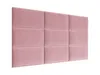 Čalouněný nástěnný panel 60x30 PAG - růžová Náhled obrázku produktu 3