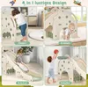 COSTWAY Rutsche Outdoor, 4 in 1 Kinder Rutsche & Tunnel & Produktbild-Vorschau 5