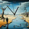 Wallario Design Wanduhr Fluss der Zeit aus Echtglas, Größe Produktbild-Vorschau 1