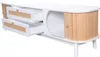okwish TV-Schrank TV-Ständer mit Schiebetüren und Rattan - Produktbild-Vorschau 9