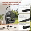 WOLTU Hängesessel mit Gestell bis 150 kg belastbar Produktbild-Vorschau 6