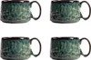 HOMLA 4er-Set Becher MIDO niedrig türkis 0,4 l Produktbild-Vorschau 1