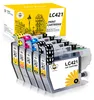 5er Multipack LC421 Druckerpatronen für Brother LC 421XL Produktbild-Vorschau 1
