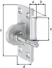 Alberts 318239 Kloben zum Anschrauben verstellbar um 20 mm Produktbild-Vorschau 2