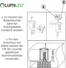 LUMILED Encastré de sol pour GU10 - Projecteur de sol IP65 Voir les images du produit 12
