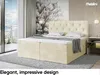 MEBLINI Boxspringbett mit Bettkasten - Gepolstert Produktbild-Vorschau 2
