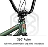 Bullseye Project 301 BMX 20 Zoll Bike Fahrrad 2 Pegs 360° Produktbild-Vorschau 3