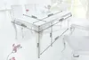 Barock Design Esstisch MODERN BAROCK 200cm weiß Edelstahl Produktbild-Vorschau 8