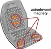 Compass 31660 - Potah sedadla masážní s magnety černý Náhled obrázku produktu 4