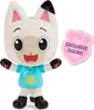 A toy cat figure with a blue shirt and a pink heart-shaped tag that says "EXCLUSIVE FIGURE!". Anteprima dell’immagine prodotto