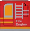 vidaXL 3-tlg. Kinder-Sitzgruppe Feuerwehrauto-Design Holz Produktbild-Vorschau 4