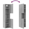 vidaXL Armoire de salle de bain Gris Sonoma 30x30x130 cm Voir les images du produit 9