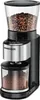 A coffee grinder with coffee beans in the hopper and ground coffee in the container. Anteprima dell’immagine prodotto